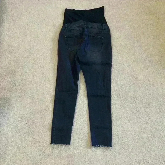 Bandia black maternity jeans in size 10 - Picture 3 of 5